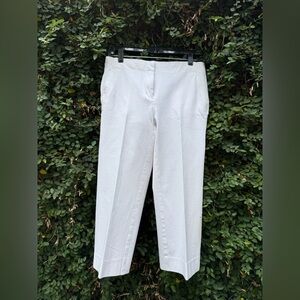 Brooks Brothers White Cropped Pants
